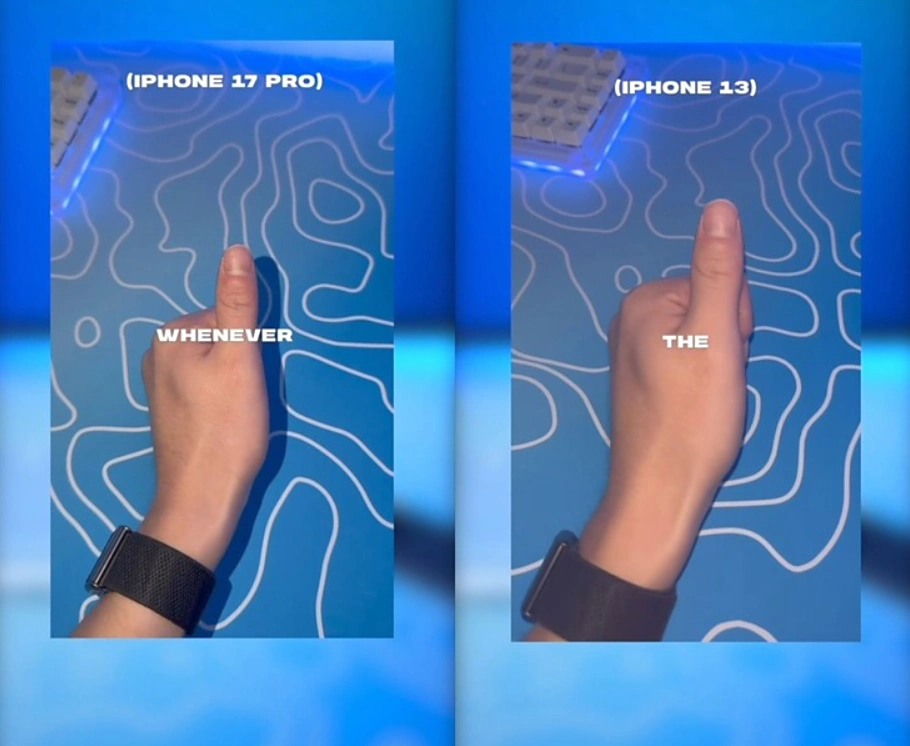 苹果 iPhone 17 Pro 系列被吐槽闪光灯离镜头太远,拍视频有影子